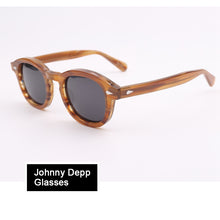 Load image into Gallery viewer, Brand Johnny Depp Sunglasses Men Woman Vintage Designer Acetate Glasses Frame Driving Polarized Sun Glasses UV400