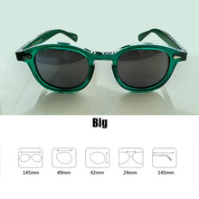 Load image into Gallery viewer, Brand Johnny Depp Sunglasses Men Woman Vintage Designer Acetate Glasses Frame Driving Polarized Sun Glasses UV400
