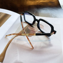 Load image into Gallery viewer, Brand  Men Black Thick frame Square Clear Len Glasses Featured Points Spectacles Vintage Glasses Women Optical Eyeglasses