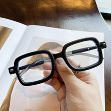 Load image into Gallery viewer, Brand  Men Black Thick frame Square Clear Len Glasses Featured Points Spectacles Vintage Glasses Women Optical Eyeglasses