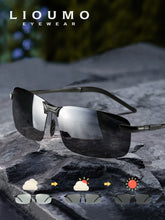 Load image into Gallery viewer, Brand 20232 Chameleon Dark Men Sunglasses Photochromic Polarized Sun Glasses For Male UV400 Eyes Protection Driving Shades