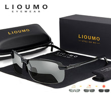 Load image into Gallery viewer, Brand 20232 Chameleon Dark Men Sunglasses Photochromic Polarized Sun Glasses For Male UV400 Eyes Protection Driving Shades