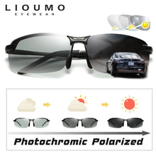 Load image into Gallery viewer, Brand 20232 Chameleon Dark Men Sunglasses Photochromic Polarized Sun Glasses For Male UV400 Eyes Protection Driving Shades