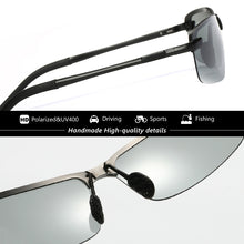 Load image into Gallery viewer, Brand 20232 Chameleon Dark Men Sunglasses Photochromic Polarized Sun Glasses For Male UV400 Eyes Protection Driving Shades
