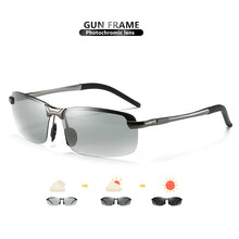 Load image into Gallery viewer, Brand 20232 Chameleon Dark Men Sunglasses Photochromic Polarized Sun Glasses For Male UV400 Eyes Protection Driving Shades