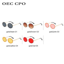 Load image into Gallery viewer, Brand Design Classic Round Sunglasses Men Small Vintage  Glasses Women Driving Metal Eyewear  Glasses UV400 O456