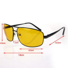 Carica l&#39;immagine nel visualizzatore di Gallery, Brand Night View Anti-glare Driving Sunglasses Car Driver UV400 Protective Goggles Auto Accessories