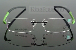 Brand TR90 Rimless Eyeglass Frames myopia Rx able Men Women Unisex lightweight Glasses Spectacles