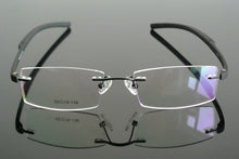 Load image into Gallery viewer, Brand TR90 Rimless Eyeglass Frames myopia Rx able Men Women Unisex lightweight Glasses Spectacles