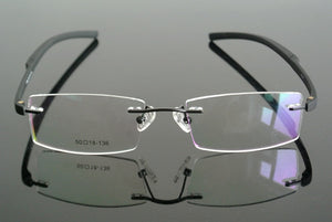 Brand TR90 Rimless Eyeglass Frames myopia Rx able Men Women Unisex lightweight Glasses Spectacles