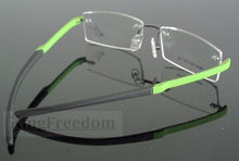 Load image into Gallery viewer, Brand TR90 Rimless Eyeglass Frames myopia Rx able Men Women Unisex lightweight Glasses Spectacles
