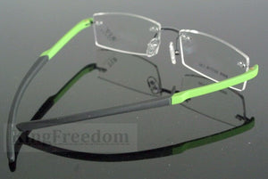 Brand TR90 Rimless Eyeglass Frames myopia Rx able Men Women Unisex lightweight Glasses Spectacles