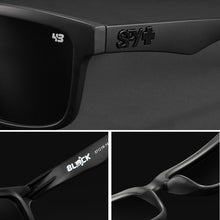 Load image into Gallery viewer, Brand men Square Sunglasses HD Polarized  Sun Glasses Reflective Coating Mirror lens Green UV400 Spy+ With Case