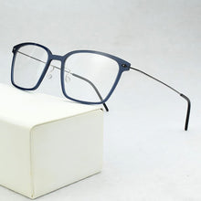 Load image into Gallery viewer, Brand Optical Eye Glasses Frame Men Ultralight Square Prescription Eyeglasses Plastic Titanium TR90 transparent Spectacle frame