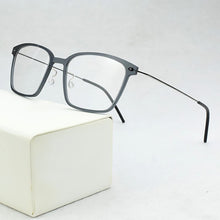 Load image into Gallery viewer, Brand Optical Eye Glasses Frame Men Ultralight Square Prescription Eyeglasses Plastic Titanium TR90 transparent Spectacle frame