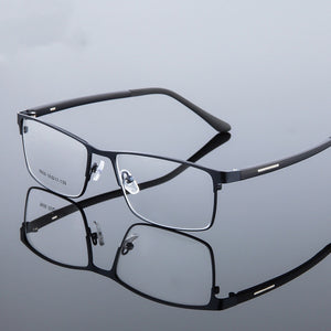 Brand Optical Eyeglasses Frame Men's Myopia Prescription Eyewear Designer Metal Eye Glasses Frames Clear Lense For Women