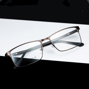 Brand Optical Eyeglasses Frame Men's Myopia Prescription Eyewear Designer Metal Eye Glasses Frames Clear Lense For Women
