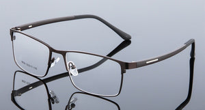 Brand Optical Eyeglasses Frame Men's Myopia Prescription Eyewear Designer Metal Eye Glasses Frames Clear Lense For Women