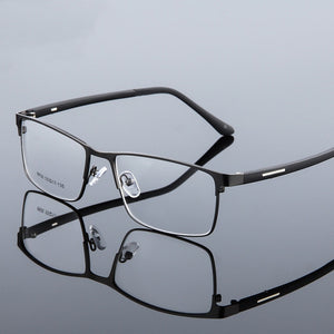 Brand Optical Eyeglasses Frame Men's Myopia Prescription Eyewear Designer Metal Eye Glasses Frames Clear Lense For Women