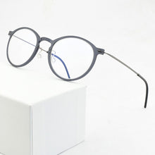 Load image into Gallery viewer, Brand Optical Glasses Frame Men Ultralight round Prescription Eyeglasses Plastic Titanium TR90 transparent Spectacle frame women