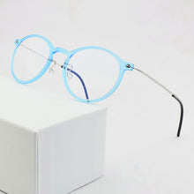 Load image into Gallery viewer, Brand Optical Glasses Frame Men Ultralight round Prescription Eyeglasses Plastic Titanium TR90 transparent Spectacle frame women