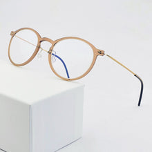 Load image into Gallery viewer, Brand Optical Glasses Frame Men Ultralight round Prescription Eyeglasses Plastic Titanium TR90 transparent Spectacle frame women
