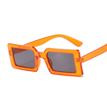 Load image into Gallery viewer, Brand Oval Green Square Sunglasses Women Designer Sun Glasses Male Female Vintage Purple Ladies Traveling Style Eyewear