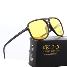 Load image into Gallery viewer, Brand Polarized Sunglasses Men 2023 Retro Leisure Sun Glasses Driving Eyeglasses Outdoor Yellow Night Vision