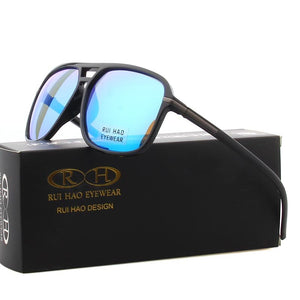 Brand Polarized Sunglasses Men 2023 Retro Leisure Sun Glasses Driving Eyeglasses Outdoor Yellow Night Vision