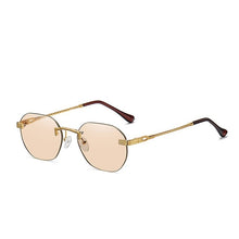 Load image into Gallery viewer, Brand Punk Gradient Small Sunglasses Women Men 90s Candy Rimless Shades Travel Driving Sun Glasses Men Unisex Zonnebril Dames
