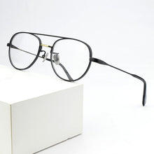 Load image into Gallery viewer, Brand Pure Titanium Glasses Frame Men Square Myopia Optical Prescription Eyeglass Frame Women 2023 retro Ultralight Eyewear