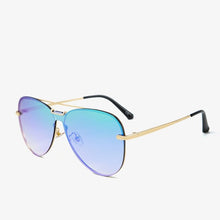 Load image into Gallery viewer, Brand Purple Rimless Sunglasses Vintage  Shades Women Pilot Sun Glasses Femal Male Oculos de sol Unisex Eyewear UV400