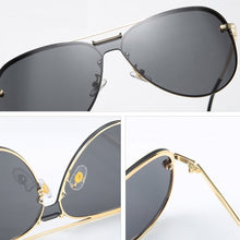 Load image into Gallery viewer, Brand Purple Rimless Sunglasses Vintage  Shades Women Pilot Sun Glasses Femal Male Oculos de sol Unisex Eyewear UV400