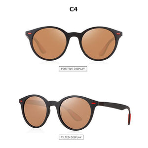 Brand Retro Polarized Sunglasses Women round TR90 Design Classic Sun Glasses Female UV400 vintage Sunglasses Polarized Men 2023