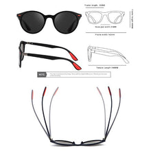 Load image into Gallery viewer, Brand Retro Polarized Sunglasses Women round TR90 Design Classic Sun Glasses Female UV400 vintage Sunglasses Polarized Men 2023