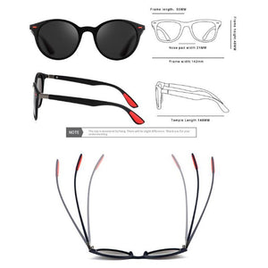 Brand Retro Polarized Sunglasses Women round TR90 Design Classic Sun Glasses Female UV400 vintage Sunglasses Polarized Men 2023