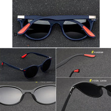 Load image into Gallery viewer, Brand Retro Polarized Sunglasses Women round TR90 Design Classic Sun Glasses Female UV400 vintage Sunglasses Polarized Men 2023