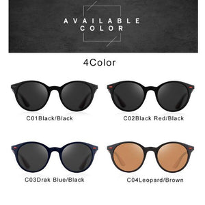 Brand Retro Polarized Sunglasses Women round TR90 Design Classic Sun Glasses Female UV400 vintage Sunglasses Polarized Men 2023