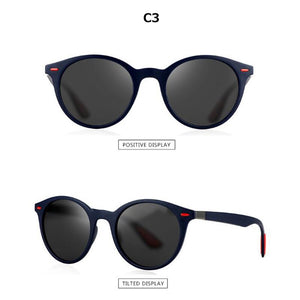Brand Retro Polarized Sunglasses Women round TR90 Design Classic Sun Glasses Female UV400 vintage Sunglasses Polarized Men 2023