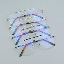 Load image into Gallery viewer, Brand Rimless optical glasses frame Women eyeglasses prescription myopia computer eye glasses frames for men spectacle frames