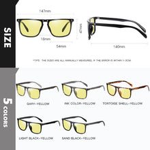 Load image into Gallery viewer, Brand Rivet Square Photochromic Sunglasses Men Polarized Women Driving Sun Glasses Day Night Vision Anti-Glare zonnebril heren