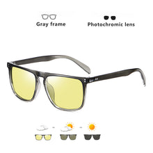 Load image into Gallery viewer, Brand Rivet Square Photochromic Sunglasses Men Polarized Women Driving Sun Glasses Day Night Vision Anti-Glare zonnebril heren
