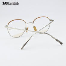 Load image into Gallery viewer, Brand Round titanium glasses frame men eyeglasses women spectacle frames Ultra light Retro eye glasses frames for women