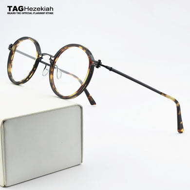 Brand Round titanium glasses frame men spectacle frames myopia eye glasses frames for women optical glasses frame eyeglasses men