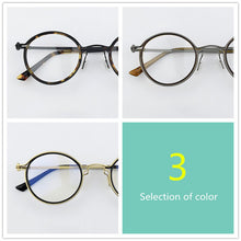 Load image into Gallery viewer, Brand Round titanium glasses frame men spectacle frames myopia eye glasses frames for women optical glasses frame eyeglasses men
