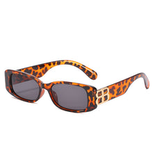 Load image into Gallery viewer, Brand Small Square Steampunk Sunglasses Women Men 2023  Designe Vintage Classic Sexy Sun Glasses Lady Shades UV400 Eyewear