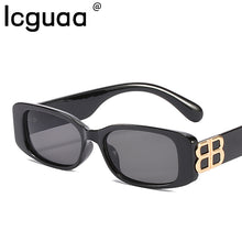 Load image into Gallery viewer, Brand Small Square Steampunk Sunglasses Women Men 2023  Designe Vintage Classic Sexy Sun Glasses Lady Shades UV400 Eyewear