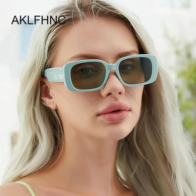 Brand Small Square Sunglasses Women Sun Glasses Female Vintage Rectangle Eyewear Ladies Traveling Style Oculos De Sol