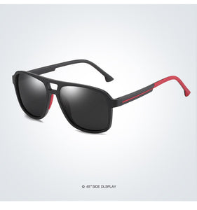 Brand Sport Design Sunglasses Skiing Mirror Driving Shades TR90 Men's HD Polarized Sunglasses Contracted Anti-UV Oculos De Sol