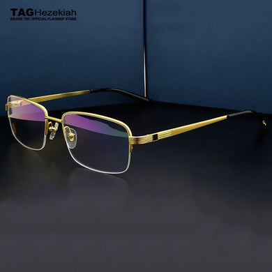 Brand Square Titanium optical glasses frame men 2023 Myopia computer eye glasses frames for men business spectacle Men's